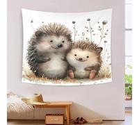 CNWRZCJXY hérisson 3D Effet Tapisserie DécoRation Murale Tapisserie Murales DécoRation Murale En Tissu Pour La Chambre À Coucher Le Salon Le Dortoir Tenture Murale 70cmx100cm