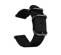 CNYMANY 20mm 22mm 18mm 24mm Bande de Montre Balistique Universelle, Nylon Canvas Woven Loop Bracelet de Remplacement Bracelet Boucle Attache Fermeture réglable pour Smart-Watch Sport Fitness Tracker