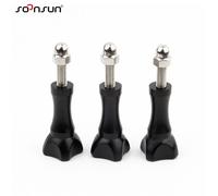 CNYO® 3 pcs/lot Long Pouce Vis avec Écrou pour GoPro Hero 6/5/4/3 + pour SJCAM pour Xiaomi Yi D'action Caméra pour Go Pro Accessoires