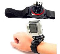 CNYO® 360 Degrés Brassard Poignet Main Arm Band Shell Bracelet avec Adaptateur montage pour GoPro Hero 6 5 4 3 + pour SJCAM pour Xiaomi Yi