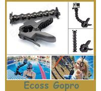 CNYO® Accessoires Go pro Mâchoires Montage Réglable Flex support de Fixation Flexible Trépieds pour GoPro Hero 4/3 +/3/2/SJ4000/SJ5000