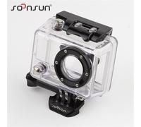 CNYO® Côté Ouvert de Cas de Logement Squelette Cas Housse De Protection avec Verre lentille pour GoPro Hero 2 pour Go Pro Hero 2 Accessoires