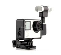 CNYO® Externe Microphone Mic + Adaptateur + Standard Cadre Kit Fit Pour GoPro Hero 4 3 + 3 # R179T #