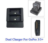 CNYO® GoPro Chargeur GoPro hero 3 hero3 + USB Double Chargeur AHDBT-301 batterie usb De Charge pour go pro hero 3/3 + accessoires