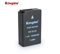 CNYO® KingMa 1 PCS 1020 mAh EN-EL20 EN EL20 ENEL20 Rechargeable Li-Ion Numérique Batterie pour Nikon Coolpix A J1 J2 J3 S1 AW1 MH-27 Batterie