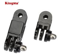 CNYO® KingMa Brand Black Universal Straight Joint of 2 For GoPro HERO Session HERO4/3+/3/2/1Camera Free shipping