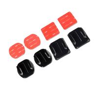 CNYO® KingMa Gopro Base 2 pcs Plat Adhesive Mount + 2 Courbe Mont Adhésif pour Go Pro Hero 4 3 2 Noir SJ4000 Gopro Accessoires Set