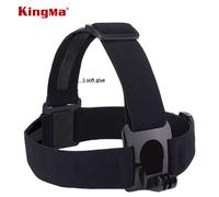 CNYO® KingMa Gopro Elastic Head Strap Adjustable Headstrap Mount Belt for Gopro Camera Hero session/4 3+ 3 2 1 HD Accessories Black