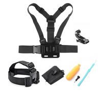 CNYO® Pour Gopro Accessoires Set Chest Head Strap Flottant Grip pour SJCAM SJ4000 SJ8000 Gopro Hero 5 4 Session Xiaoyi 4K Eken h9 H9r