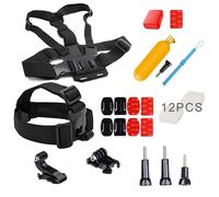 CNYO® SHOOT Action caméra Plongée Surf Accessoires Set pour GoPro Hero 5 4 3 SJCAM Xiaomi Yi 4K Xiaoyi Eken Flotteur Go Pro Strap Mount