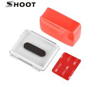 CNYO® SHOOT éponge de flotteur rouge avec porte dérobée VHB autocollant pour GoPro Hero 4 3 + étui de boîtier étanche porte arrière pour Go Pro accessoires
