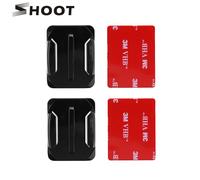 CNYO® SHOOT incurvé Surface Mount avec VHB Adhésif Autocollant Pour Gopro Hero 6 5 4 3 Session SJ4000 SJ5000 Xiaomi Yi 4K Appareil Photo Accessoire