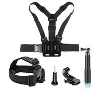 CNYO® SHOOT Pour GoPro Accessoires Set Selfie Bâton Tête Chest Strap Mount Pour Gopro Hero 5 4 Session Xiaomi Yi 4 K SJCAM Eken h9 Caméra