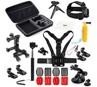 CNYO® SHOOT Travelling Plongée Accessoires Set pour GoPro Hero 5 4 3 SJCAM Xiaomi Yi 4k Eken Caméra Chest Head Strap Monopode Flotteur Bobber