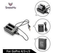CNYO® SnowHu 100% Haute qualité pour Gopro Hero 4 Double Batterie Chargeur USB Chargeur pour Gopro Hero 4 Gopro4 AHDBT-401 SH198
