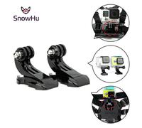 CNYO® SnowHu 2 pcs Pour GoPro Accessoires 3-Way Pivot Arm Mount Assemblée Extension Droite pour Xiaomi yi Pour Go pro Hero 5 4 3 3 + GP20