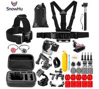 CNYO® SnowHu Plat Courbe Surface Mount Base avec 3 M Adhésif Autocollant Pour Gopro Hero 6 5 4 3 Session SJCAM H9 Cam Go Pro Accessoire ZH89