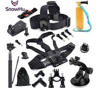 CNYO® SnowHu Pour go pro Accessoires Chef pectorale bracelet Monopode avec le Mont adaptateur pour GoPro Hero 5 4 3 3 + SJ4000 xiaomi yi GS07