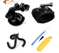CNYO® Tekcam pour Gopro hero 5 Accessoires Ventouse de Fixation Voiture Poignet Strap Trépied pour Gopro hero5 hero 5 noir Hero4/3 + Action Cam