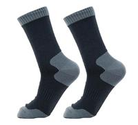 CNYUON 1 Pair Waterproof Socks Breathable Winter Skiing Sock Mid-Tube Hiking Socks Foot Protection Winter Wading Riding Skiing Socks Pour Homme(Black Gray,XL 47-50)