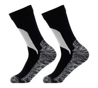 CNYUON 1 Pair Waterproof Socks Elastic Breathable Mid-Tube Socks Foot Protection Windproof Hiking Wading Riding Skiing Socks Pour Homme(Beige,L 24cm-25cm)