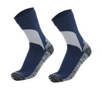 CNYUON 1 Pair Waterproof Socks Elastic Breathable Mid-Tube Socks Foot Protection Windproof Winter Hiking Wading Riding Skiing Socks Pour Homme(Grey,Euro 47-49)
