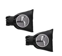 CNYUON 2PCS Warm Outdoor Faucet Protector Anti-Freeze Insulation Cover Crack Protection Bag Warming Supplies(Black)