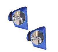 CNYUON 2PCS Warm Outdoor Faucet Protector Anti-Freeze Insulation Cover Crack Protection Bag Warming Supplies(Blue)