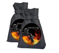 CNYUON 2pcs Winter Outdoor Faucet Cover Outside Garden Freeze Protection Sock Reusable Waterproof Tap Protector