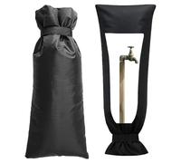CNYUON 2pcs Winter Waterproof Outdoor Garden Faucet Tap Cover Antifreeze Oxford Cloth Protector for Home Kitchen Accessories