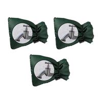 CNYUON 3PCS Winter Outdoor Faucet Cover Freeze Protection Insulated Tap Sleeve Waterproof Anti Crack Pipe Spigot Bag Universal Use(Green)
