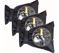 CNYUON 3Pcs Winter Outdoor Faucet Cover, Waterproof Garden Antifreeze Protective Socks, Reusable