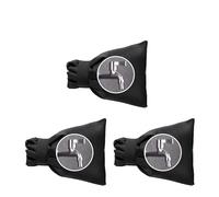 CNYUON 3pcs Winter Waterproof Outdoor Faucet Covers Outside Garden Freeze Protection Socks Reusable Protectors(Black)