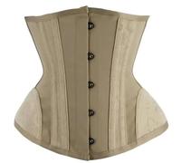 CNYUON Corset amincissant à 12 baleines en acier for femme, gaine amincissante for le ventre et maintien(Skin,XXL)