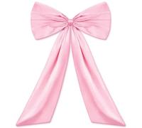 CNYUON Grand nœud décoratif for noël, Anniversaire, fête de Mariage, décor Mural d'arrière-Plan Suspendu, 1 pièces(Pink)