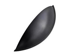 CNYUON Lot de 4 poignées meuble semi-circulaires en alliage zinc, forme coquillage, for porte cuisine, placard, garde-robe(Color 3)