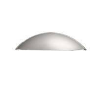CNYUON Lot de 4 poignées meuble semi-circulaires en alliage zinc, forme coquillage, for porte cuisine, placard, garde-robe(Color 1)