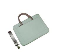 CNYUON Mallette d'affaires for femme grande capacité sac à bandoulière Oxford étanche ordinateur stockage pochette d'ordinateur(Green 15 inch)