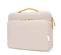 CNYUON Sacoche for ordinateur portable, pochette for ordinateur portable, housse étanche et antichoc, mallette for ordinateur(Beige,16 Inch)