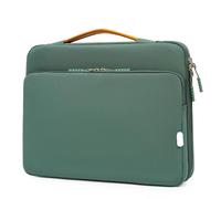 CNYUON Sacoche for ordinateur portable, pochette for ordinateur portable, housse étanche et antichoc, mallette for ordinateur(Green,16 Inch)