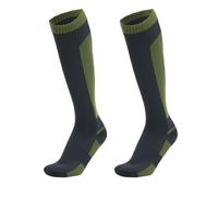 CNYUON Winter Waterproof Socks Thickened Anti-Wear Warm Mountaineering Stockings Long Tube Anti-sweat Towel Bottom Socks Skiing Sock Pour Homme(Green,Code 43-46)