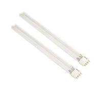 CNZ Lot de 2 ampoules ultraviolettes germicides UV-C 2G11 55 W
