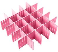 CO 8 pcs Organisateur de Tiroir， Grille Diviseur de tiroi ，Separateur de Tiroir pour Le Rangement pour sous-Vêtements, Chaussettes, Fournitures de Bureau.Organiseurs de tiroirs