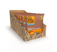 CO COA Bonbons Sans Sucre Mangue Chocolatée - Chocolat Sans Sucre Bio 7 X 70g - Snack Végétalien Sans Gluten, Sans Lactose, Sans OGM - Chocolat Céto Prébiotique Sans Huile de Palme