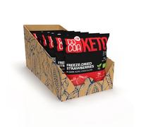 CO COA Fraises au Chocolat Céto BIO / 7x40g- Célébration Chocolat Noir Sans Gluten, Snack Faible en Glucides avec Huile MCT, Adapté KETO et Vegan, Sans Sucre Ajouté, Collation faible en glucides.