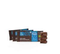 CO COA KETO Chocolat Noir BIO Lot de 3 x 40g - Edulcore a l'Erythritol, Huile MCT de Coco, Vegan