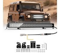 CO LIGHT Barre LED 32" 160W 32000LM Rampe Offroad Longue Portée 1688M IP68 DRL Anti-Éblouissement 12V 24V pour Tracteur Camion 4x4 Quad SSV Homologuée ECE avec Kit de Câblage