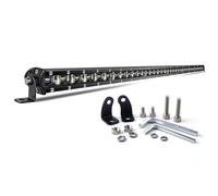 CO LIGHT Barre LED 38 Pouces 97cm Simple Rangée Faisceau Combiné pour Conduite Tout-Terrain avec Supports de Fixation et Réflecteurs 6D Adaptée aux Camions Voitures Cabines Bateaux ATV/UTV