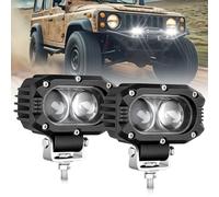 CO LIGHT Barre LED 4 Pouces Feux Tout-Terrain Puissants avec Eclairage Conduite 45W Projecteurs Spot pour Voiture Camion moto SUV bateau tracteur chariot 2 pièces