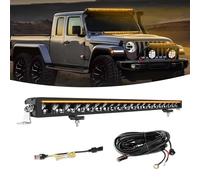 CO LIGHT Barre LED 40" 140W 28000LM IP68 pour Tracteurs 4x4 Camions Caravanes Quad SSV Rampe Led Longue Portée 1352M avec DRL Anti-Éblouissement simple rangée 12V 24V Homologué ECE avec Kit de Câblage
